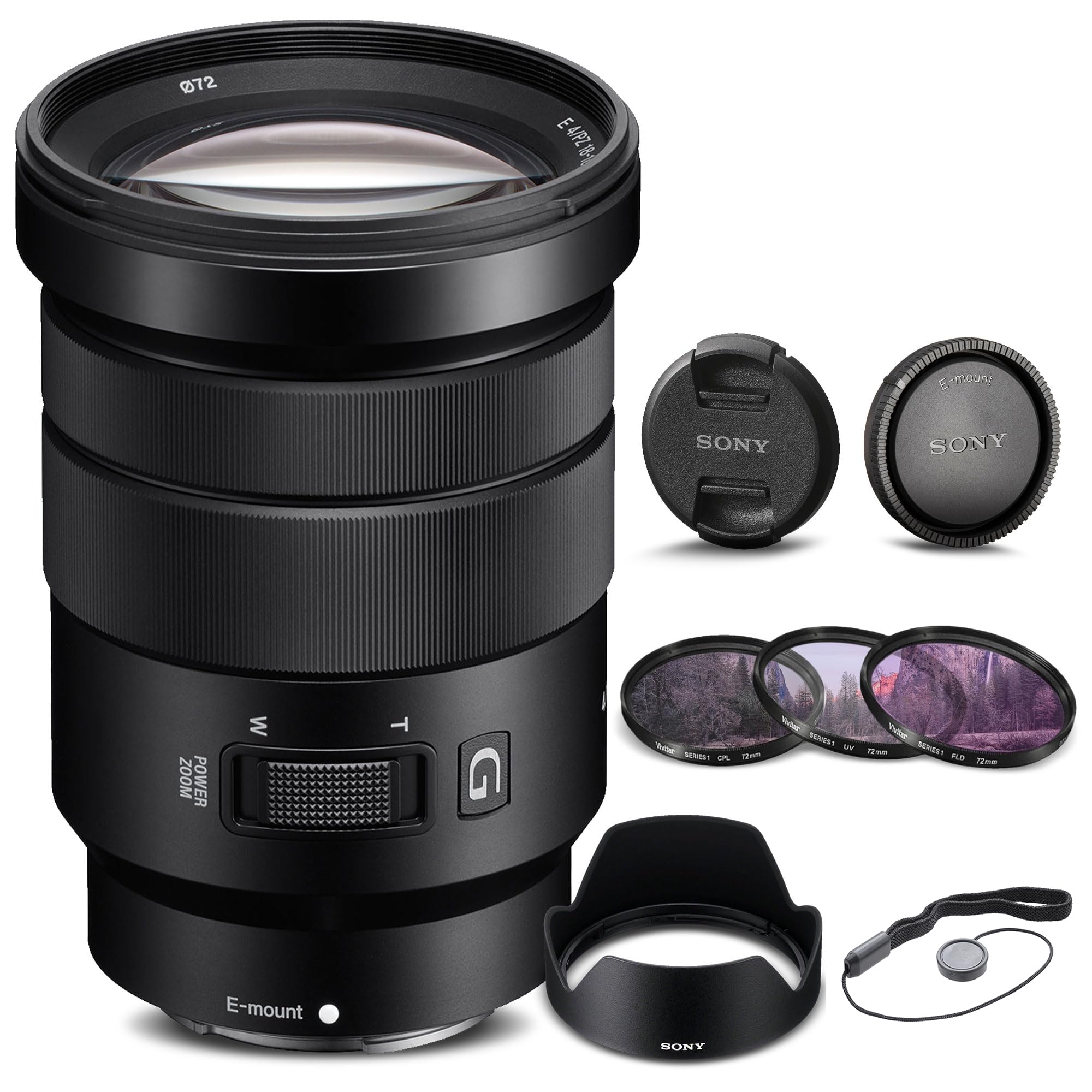 Amazon.com : Sony E PZ 18-105mm f/4 G OSS Lens (SELP18105G) +